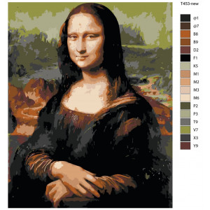 Картина по номерам "Леонардо Да Вінчі. Мона Лізу"