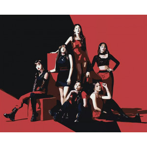 Картина по номерам "K-POP група (G)I-dle Джі Айдл 3"