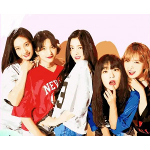 Картина по номерам "Red Velvet"