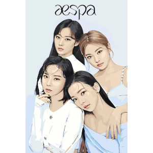 Картина по номерам "K-POP. AESPA"