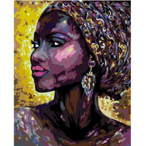 Картина по номерам "Африканська принцеса"