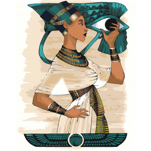 Картина по номерам "Єгиптянка"