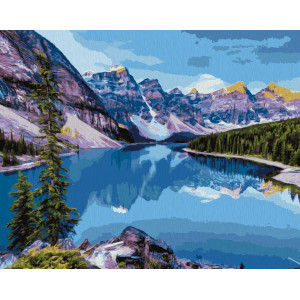 Картина по номерам "Таинственное горное озеро"