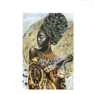 Картина по номерам "Африканка…"
