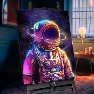 Картина по номерам "Космонавт"