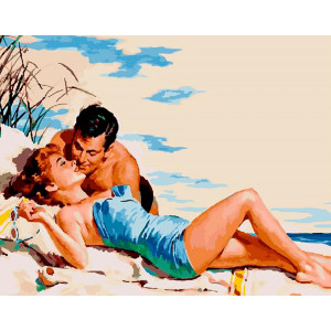 Картина по номерам "Романтика на песке"
