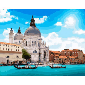 Картина по номерам "Венеция на воде"