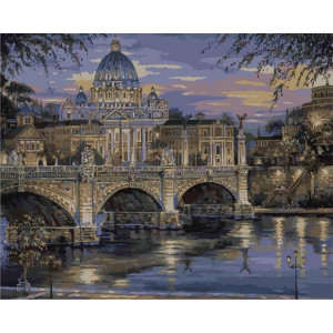 Картина по номерам "Вечірній Ватикан"