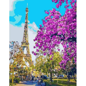 Картина по номерам "Романтичный Париж"