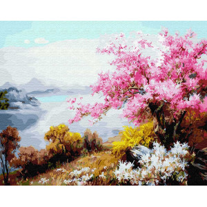 Картина по номерам "Цвітіння сакури"