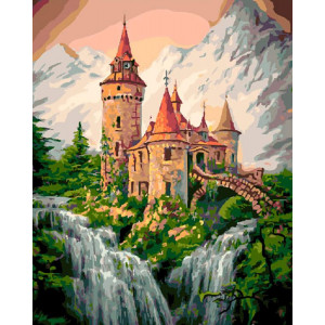 Картина по номерам "Сказочный замок"