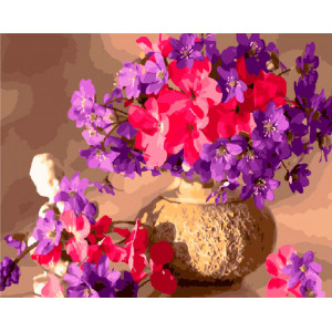 Картина по номерам "Букет із весняних квітів"