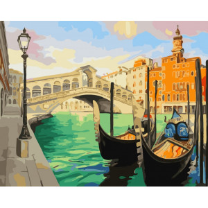 Картина по номерам "Мост в Венеции"