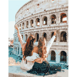 Картина по номерам "У Рим з найкращою подругою"