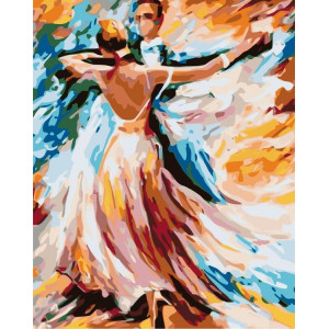 Картина по номерам "Парный танец"