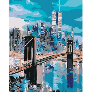 Картина по номерам "Бруклінський міст"