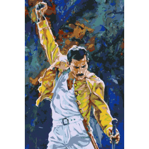 Картина по номерам "Freddie Mercury"