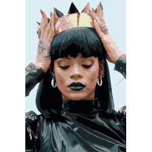 Картина по номерам "Rihanna"
