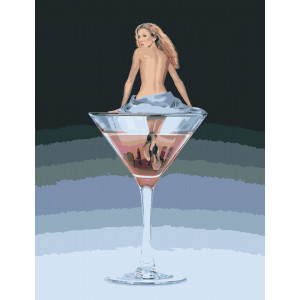 Картина по номерам "Секс в большом городе - Космополитен"