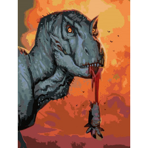 Картина по номерам "Тираннозавр Rex"