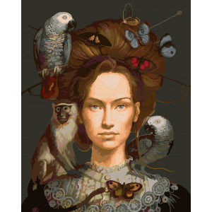 Картина по номерам "Женщина эпохи Ренессанс"