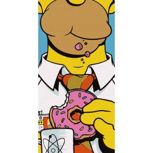 Картина по номерам "Сімпсони - Пончик Гомера"