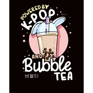 Картина по номерам "K-POP Bubble tea poster"