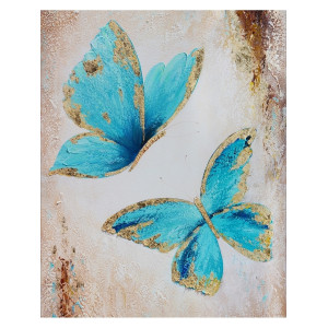 Картина по номерам "Голубые бабочки"