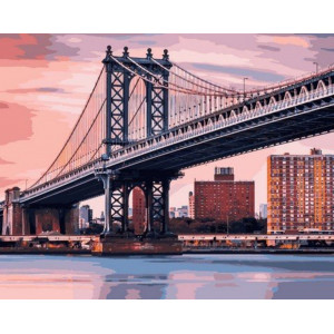 Картина по номерам "Міст у Манхеттені"