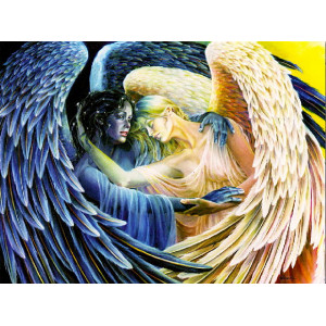 Картина по номерам "Два ангела"
