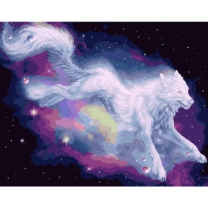 Картина по номерам "Мифический волк"