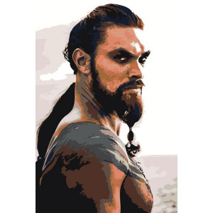 Картина по номерам "Khal Drogo"