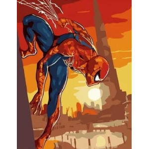 Картина по номерам "Неуловимый человек-паук"
