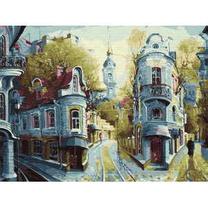 Картина по номерам "Улочки старого города"