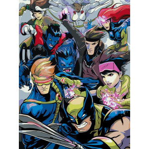 Картина по номерам "X-Men"