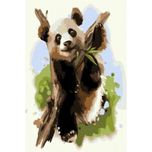 Картина по номерам "Панда"