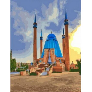 Картина по номерам "Мечеть им. Машхур Жусуп"