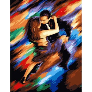 Картина по номерам "Кольорове танго"