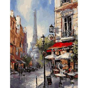 Картина по номерам "Парижские переулки"