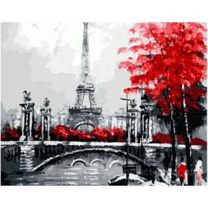 Картина по номерам "Эйфелева башня"