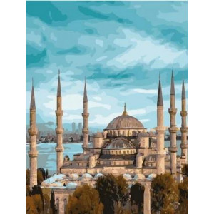 Картина по номерам "Голубая мечеть в Стамбуле"