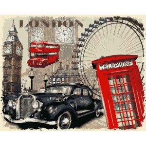 Картина по номерам "London"