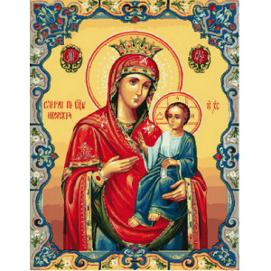Картина по номерам "Ікона Божої Матері"
