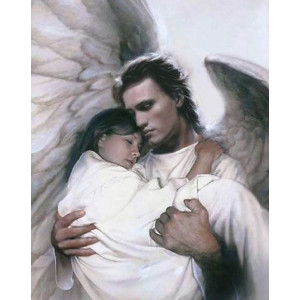Картина по номерам "У ангела на руках"