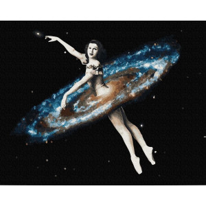 Картина по номерам "Космический балет"