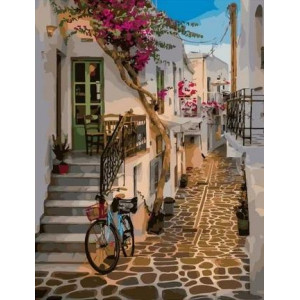 Картина по номерам "По вуличках Греції"