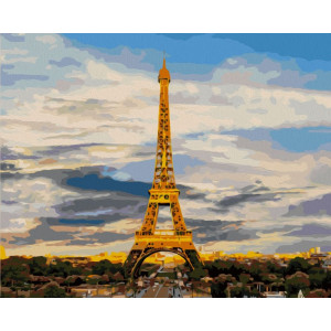 Картина по номерам "Символ Парижа"