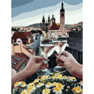 Картина по номерам "Цветущая Прага"