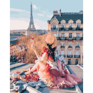 Картина по номерам "Красоты Парижа"