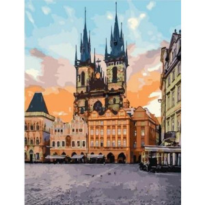 Картина по номерам "Тынский Храм в Праге"
